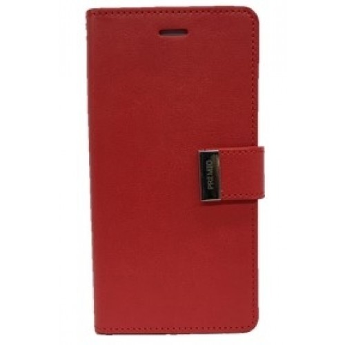iPhone 13 Pro Max/iPhone 12 Pro Premio Wallet Red